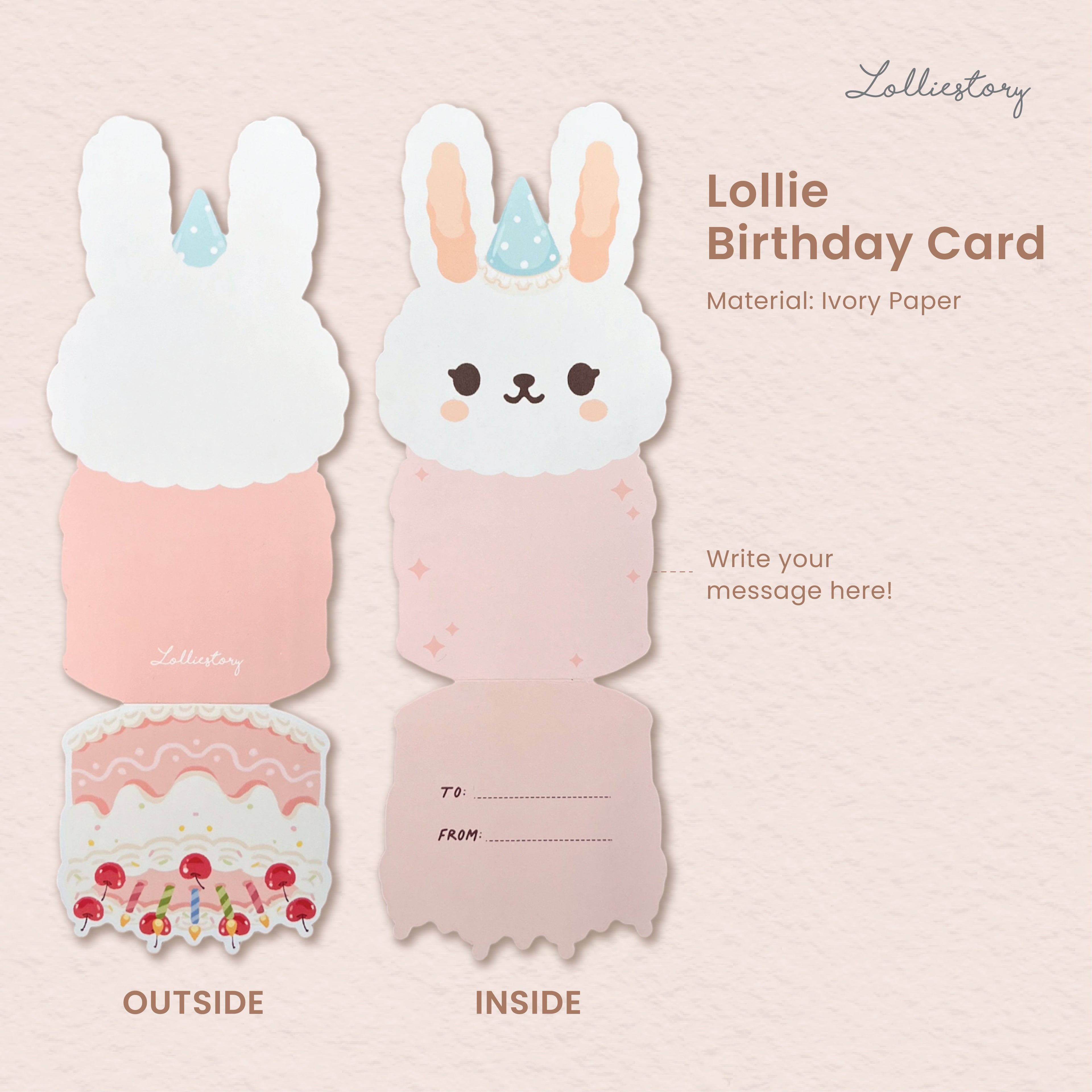 Lolliestory Merchandise Birthday Card