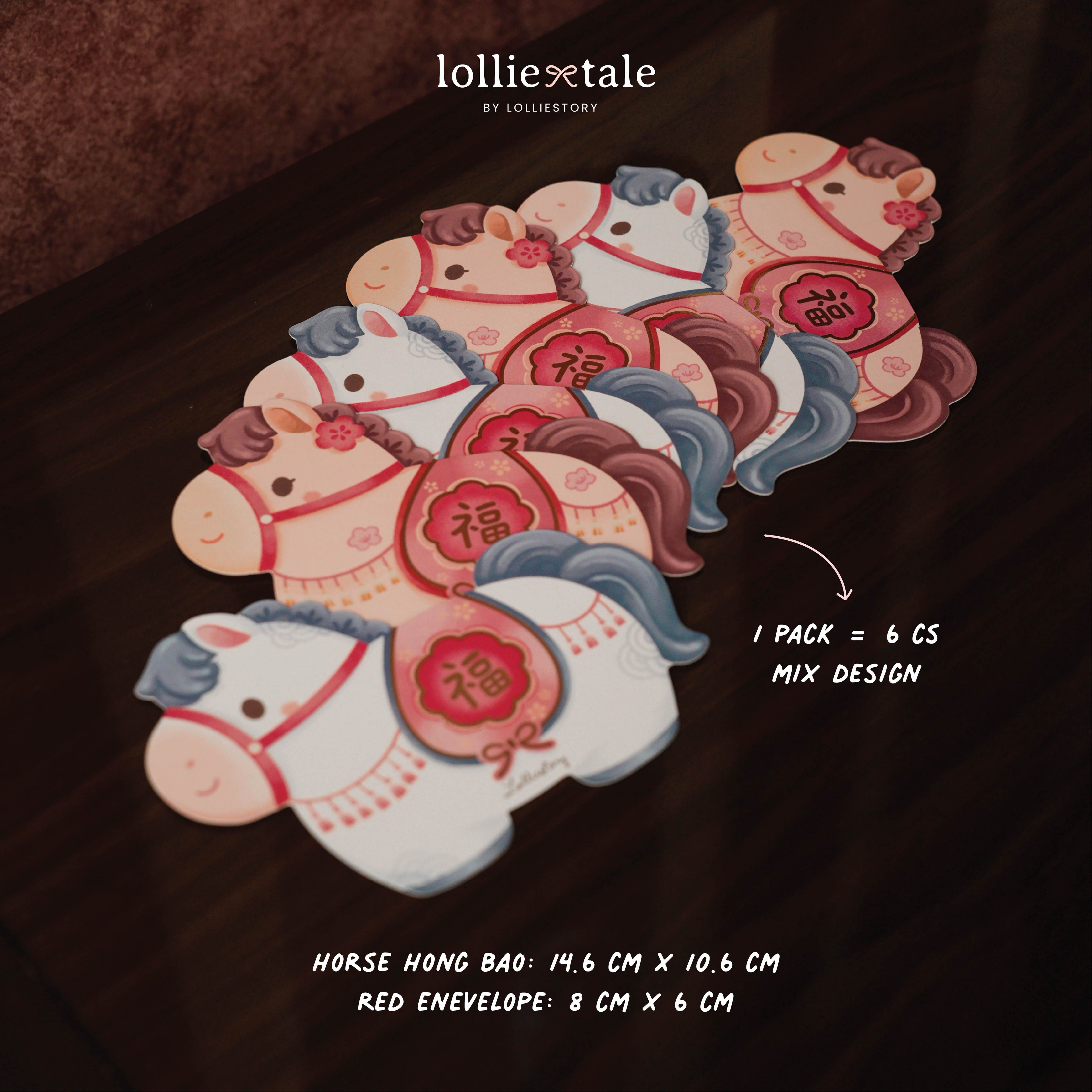 Lolliestory Merchandise - 2026 HORSE HONG BAO MONEY