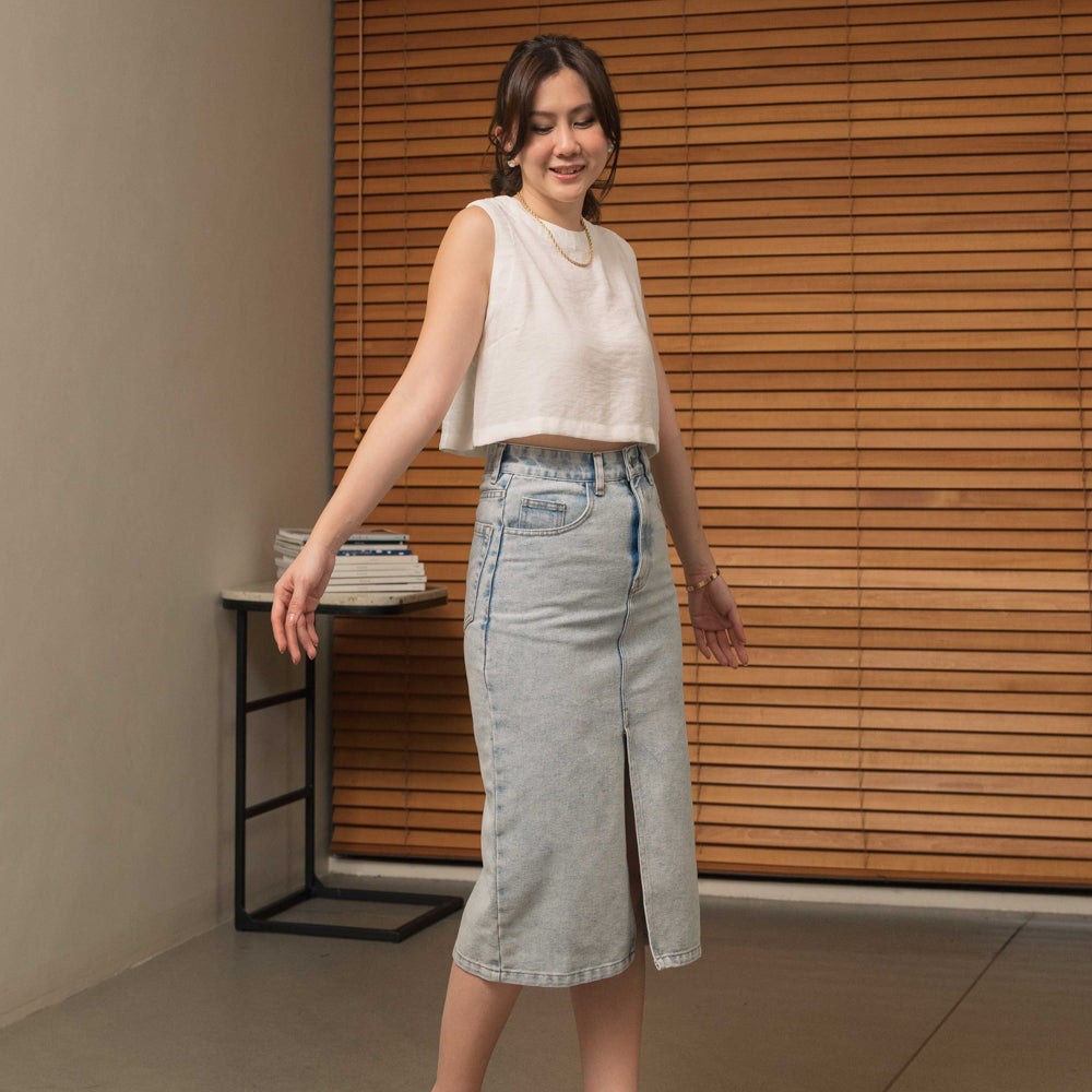Lolliestory Griffin Denim Skirt