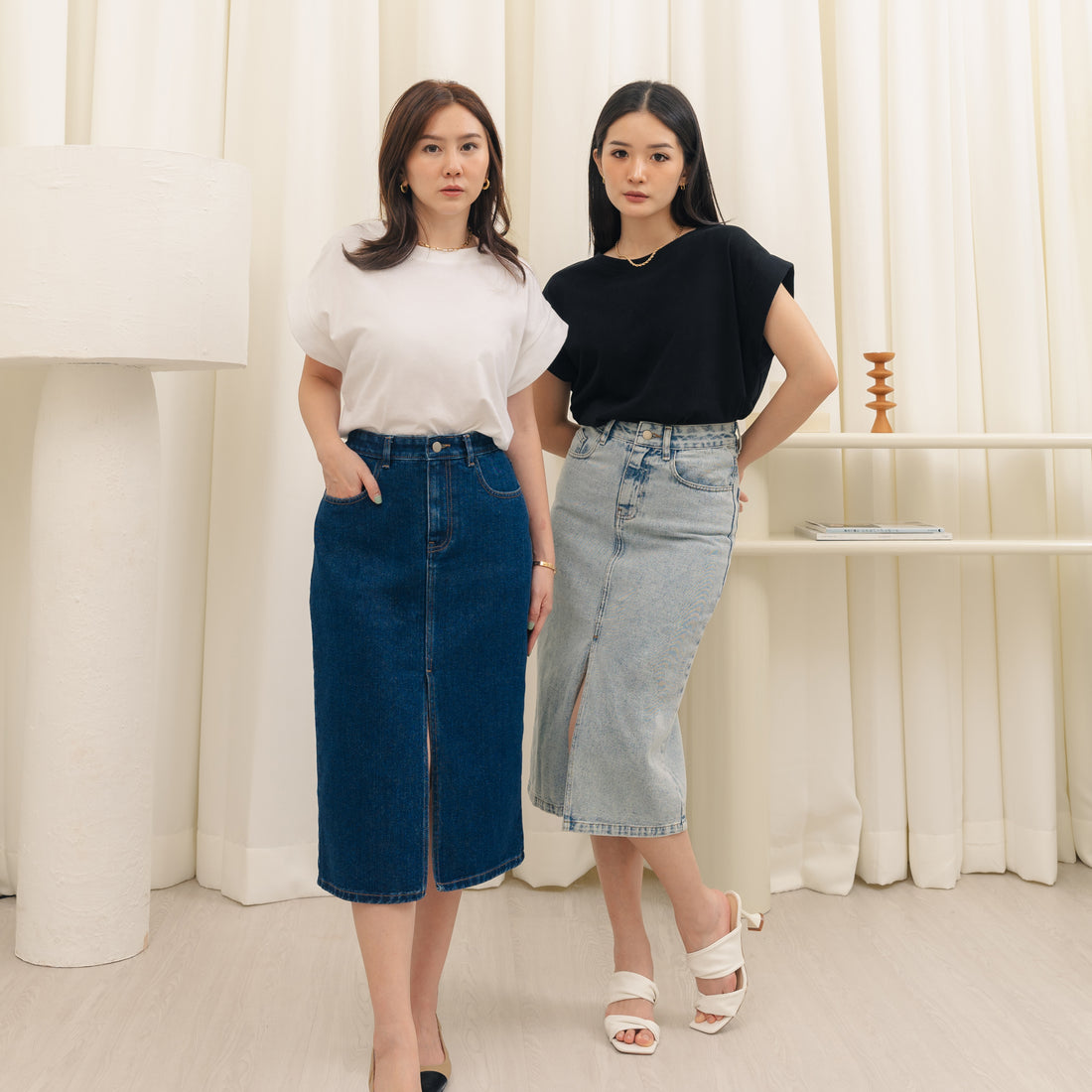 Lolliestory Griffin Denim Skirt