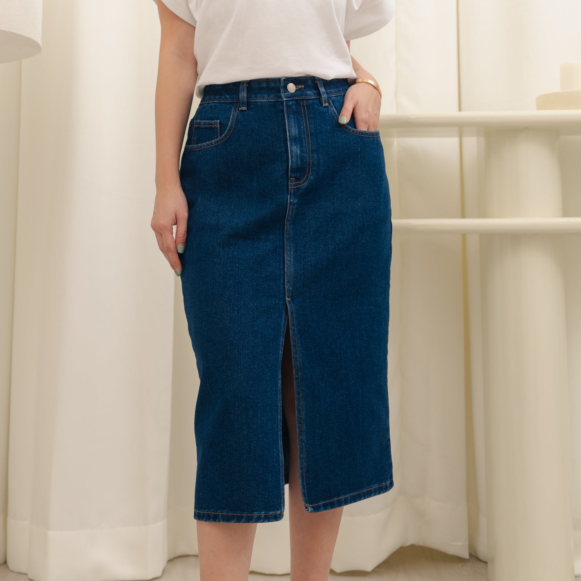 Lolliestory Griffin Denim Skirt
