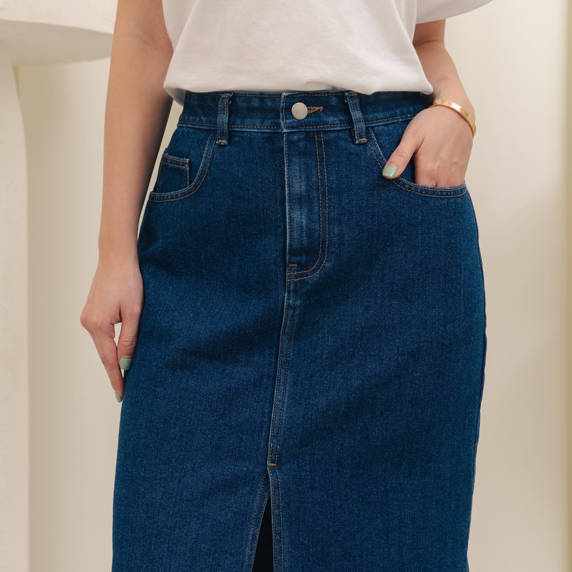 Lolliestory Griffin Denim Skirt