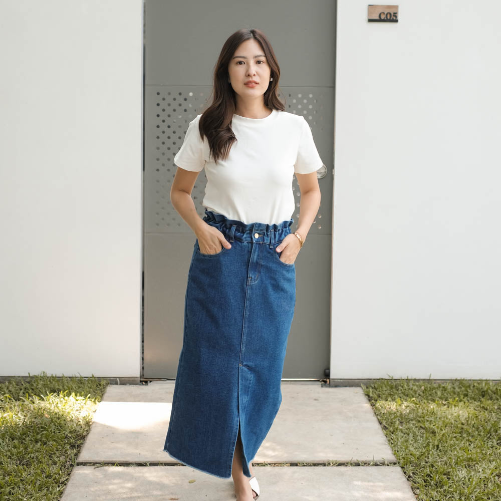 Lolliestory Coral Jeans Skirt