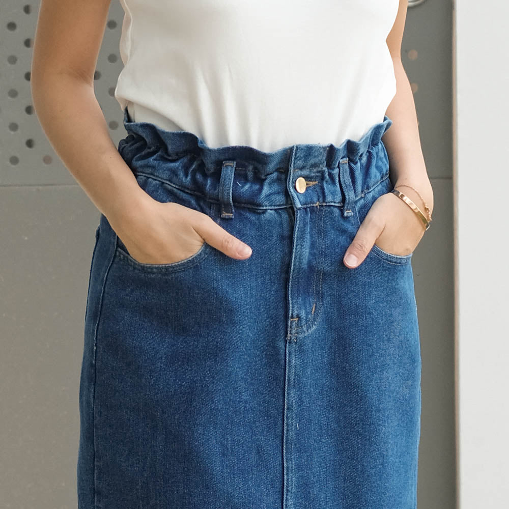 Lolliestory Coral Jeans Skirt