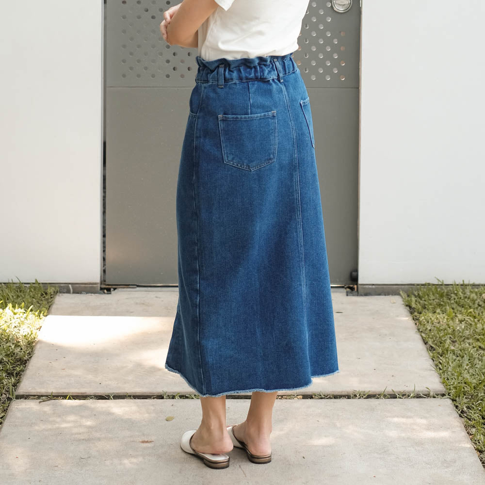 Lolliestory Coral Jeans Skirt