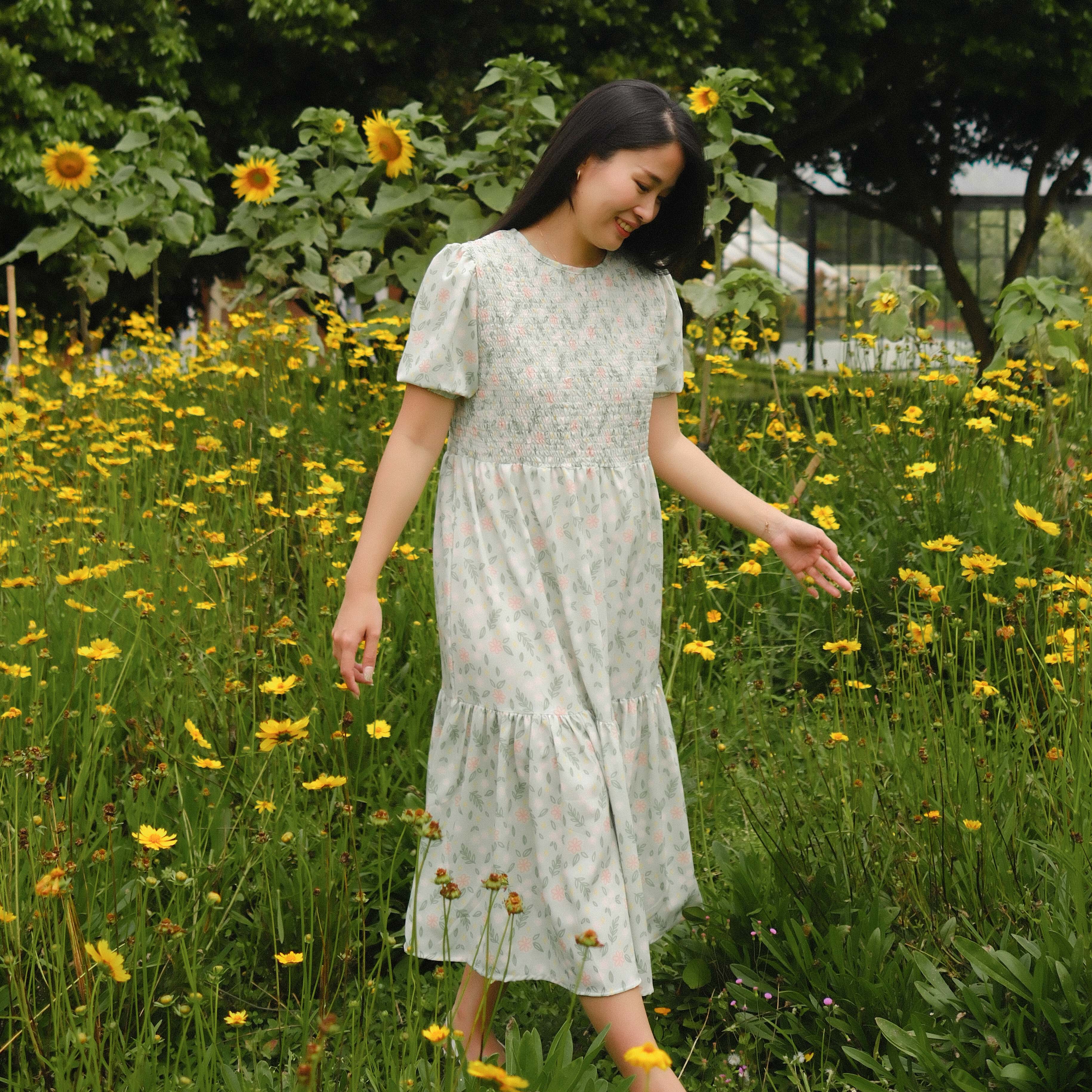 Lolliestory Kenna Midi Dress - DOODLE