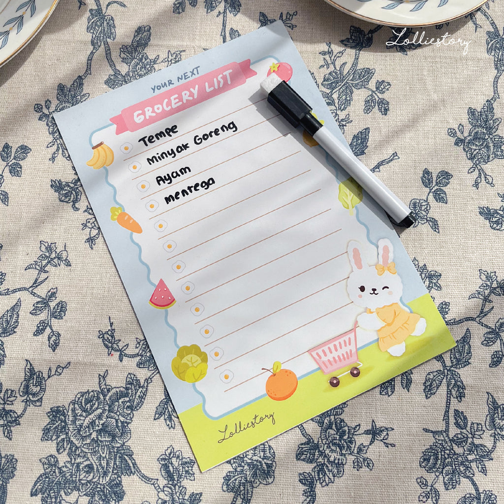 Lolliestory Magnetic Grocery List