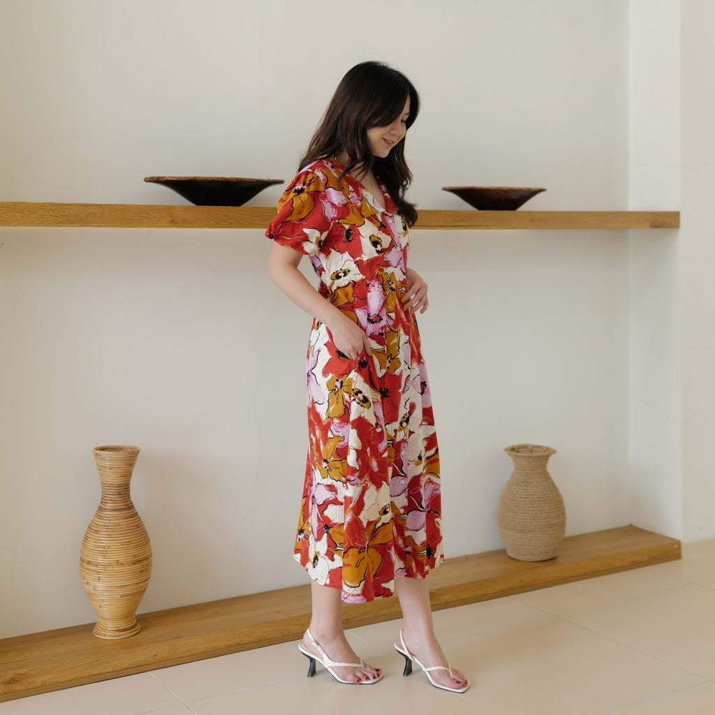 Lolliestory Volca Midi Dress