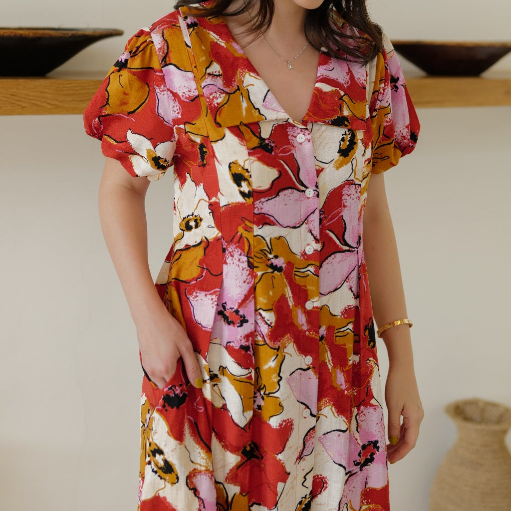 Lolliestory Volca Midi Dress