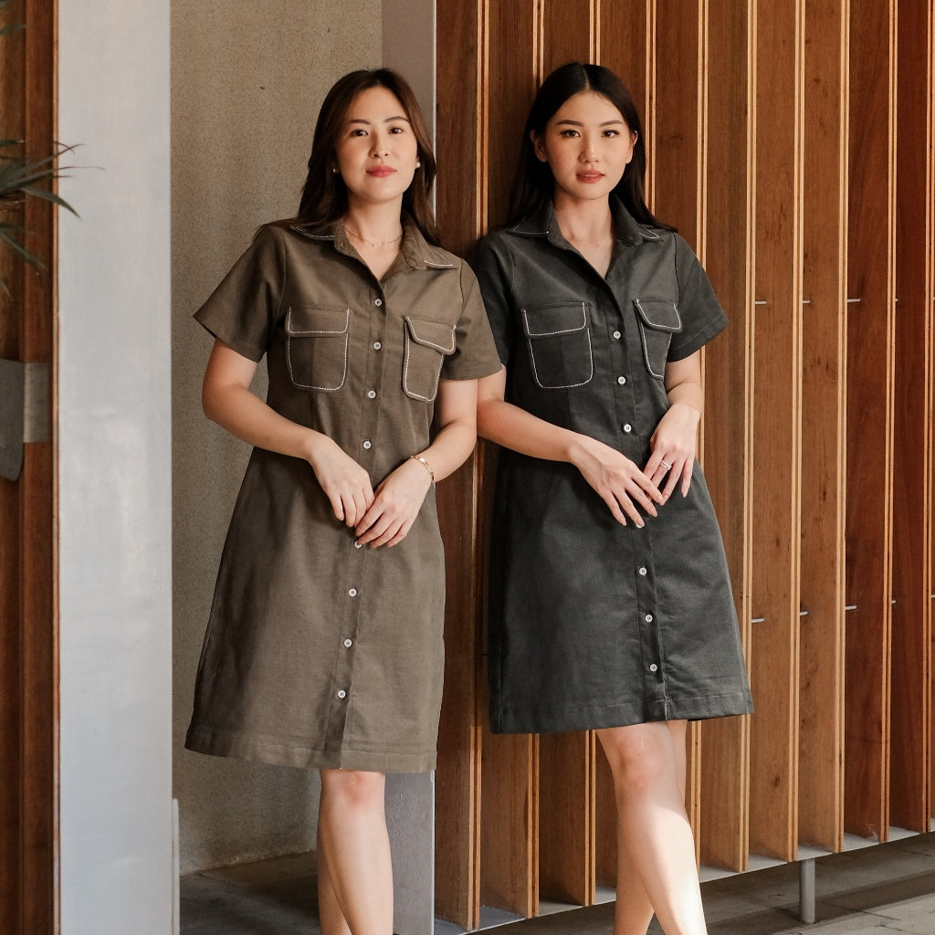 Lolliestory Grain Midi Dress