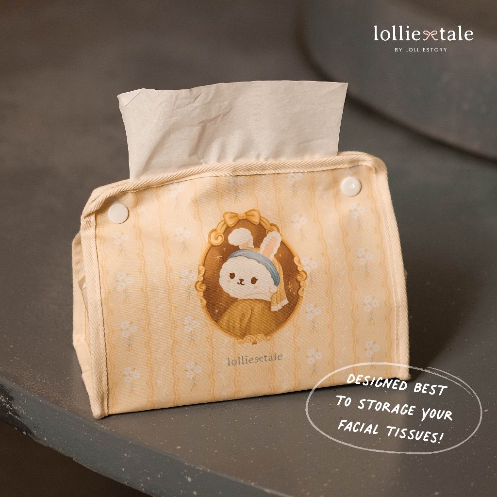 Lolliestory Merchandise Vintage Bunny Tissue Pouch