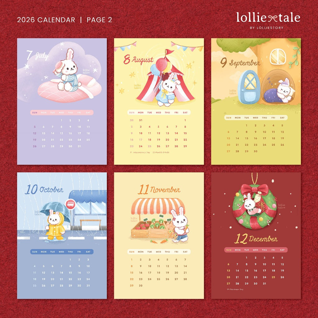 Lolliestory Merchandise - 2026 Calendar