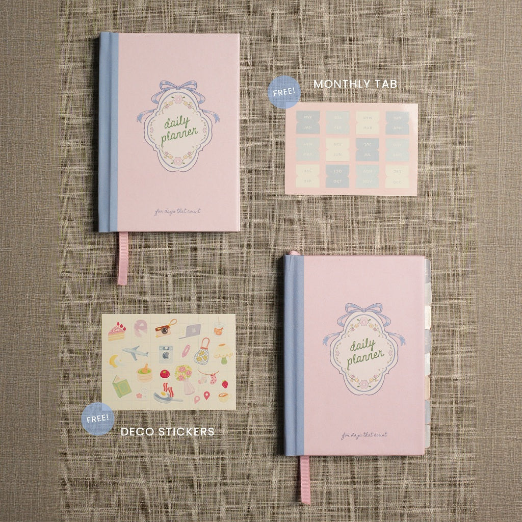 Lolliestory Merchandise 2026 Undated Daily Planner (A6 Size)