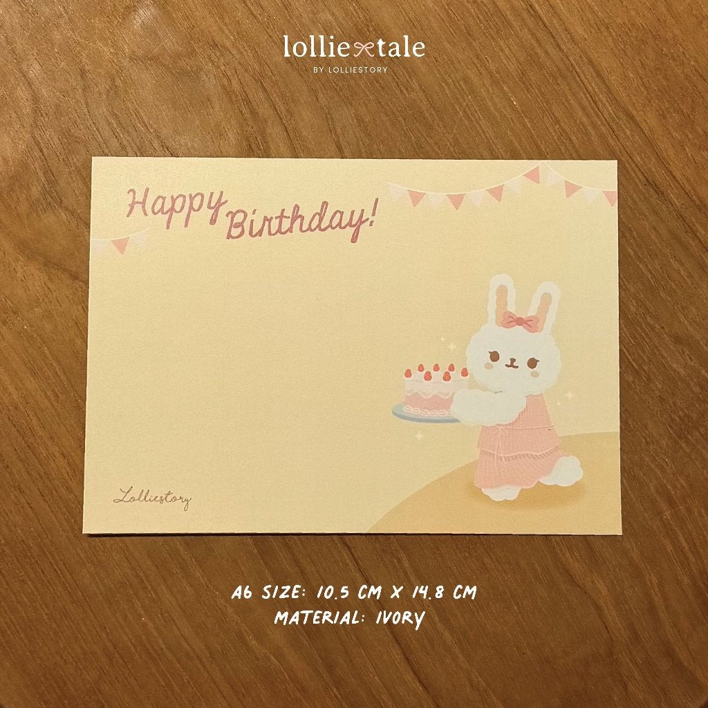 Lolliestory Merchandise A6 Birthday Card