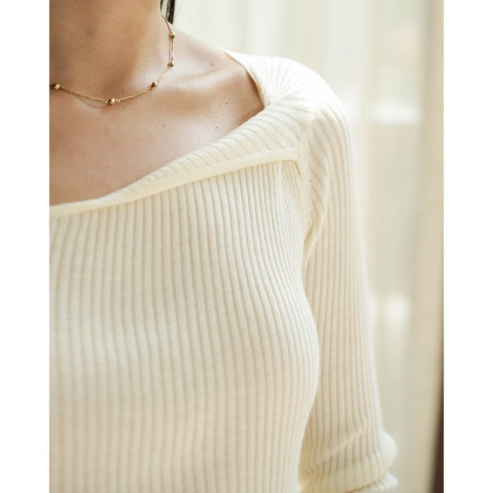 CHERIE - NOÉMIE TOP WHITE