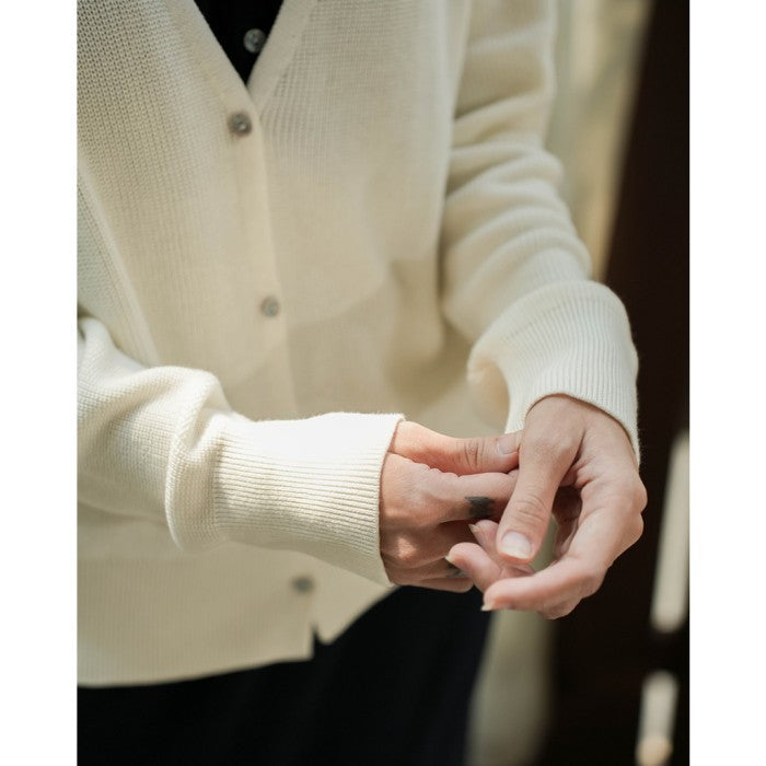 CHERIE - SOLENE CARDIGAN WHITE