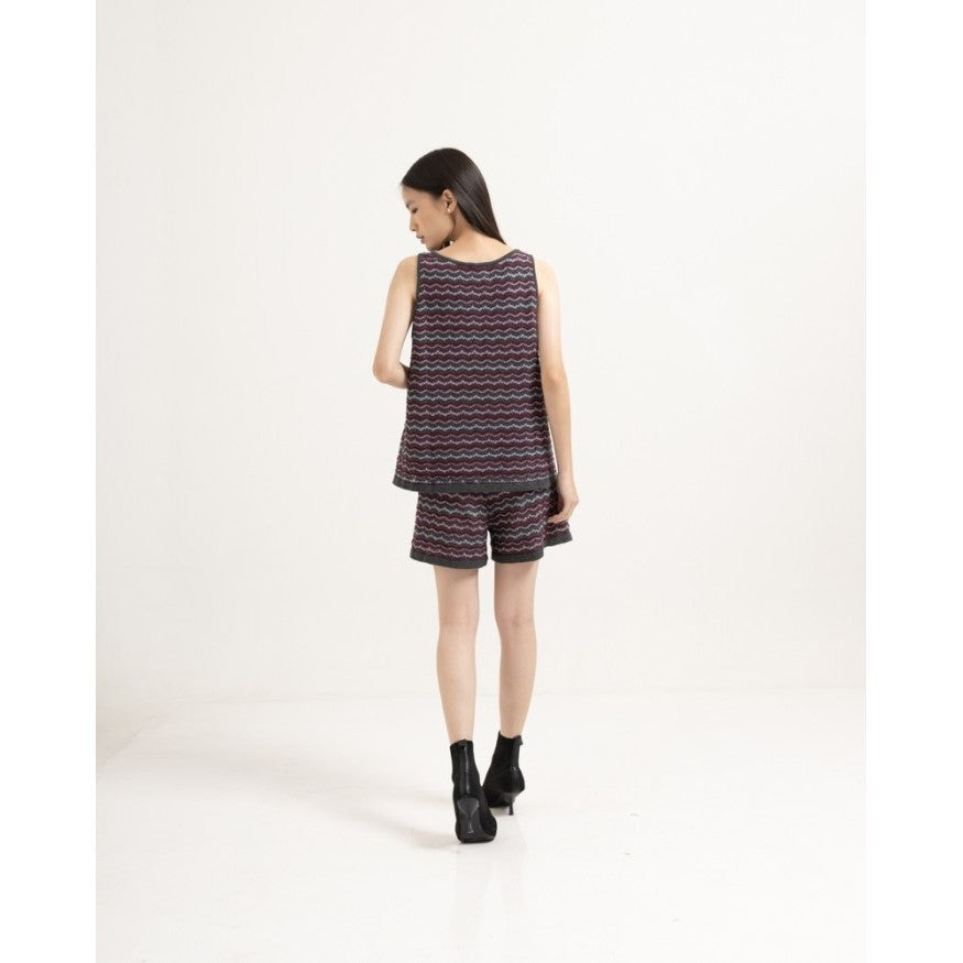 Cherie - Elea Top Maroon