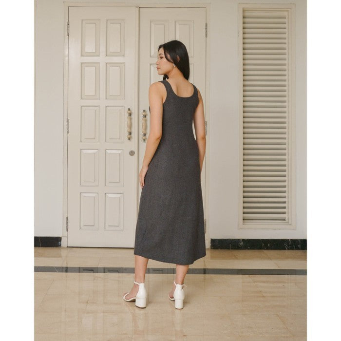 CHERIE - LOUNA DRESS GREY