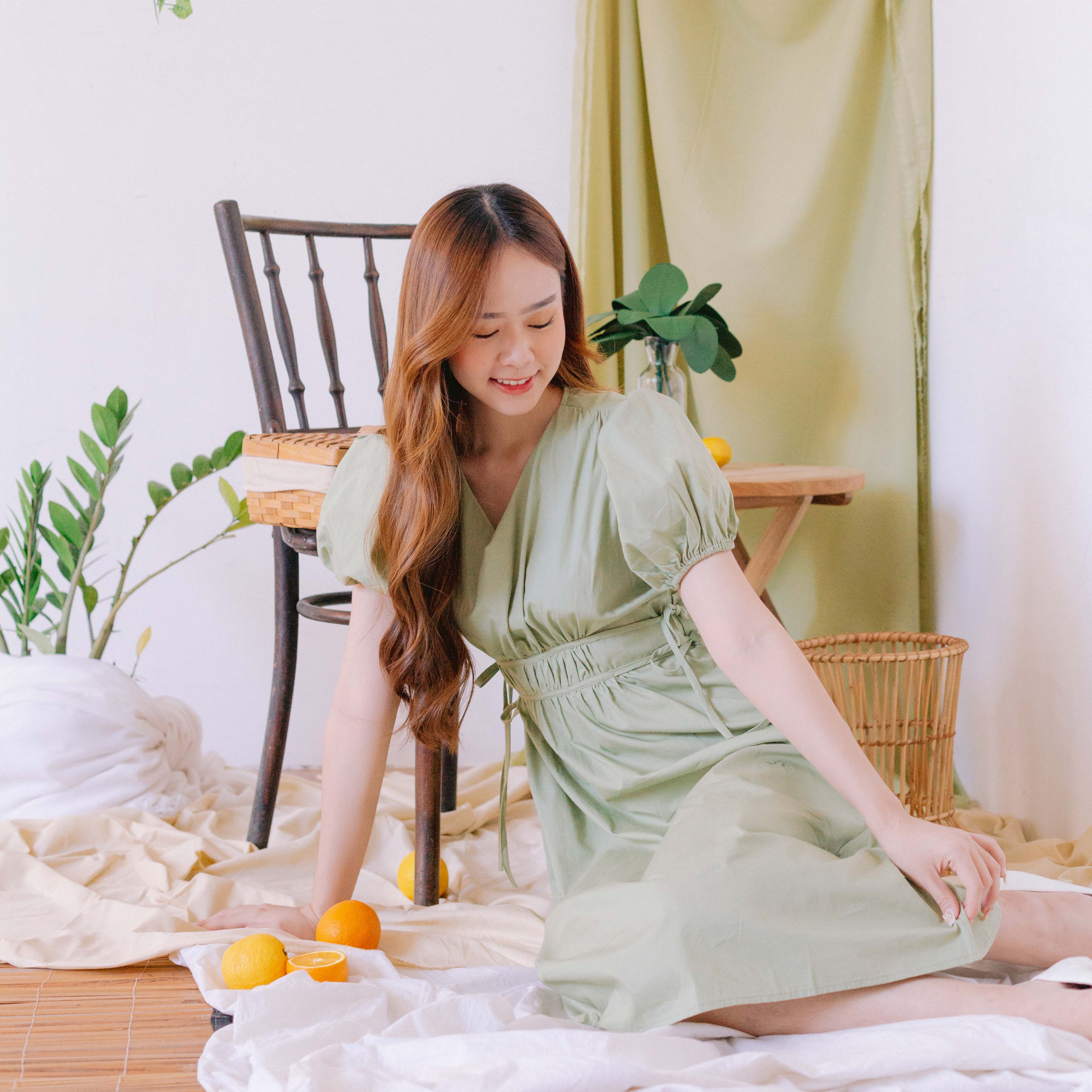 Rylie Cotton Midi Dress