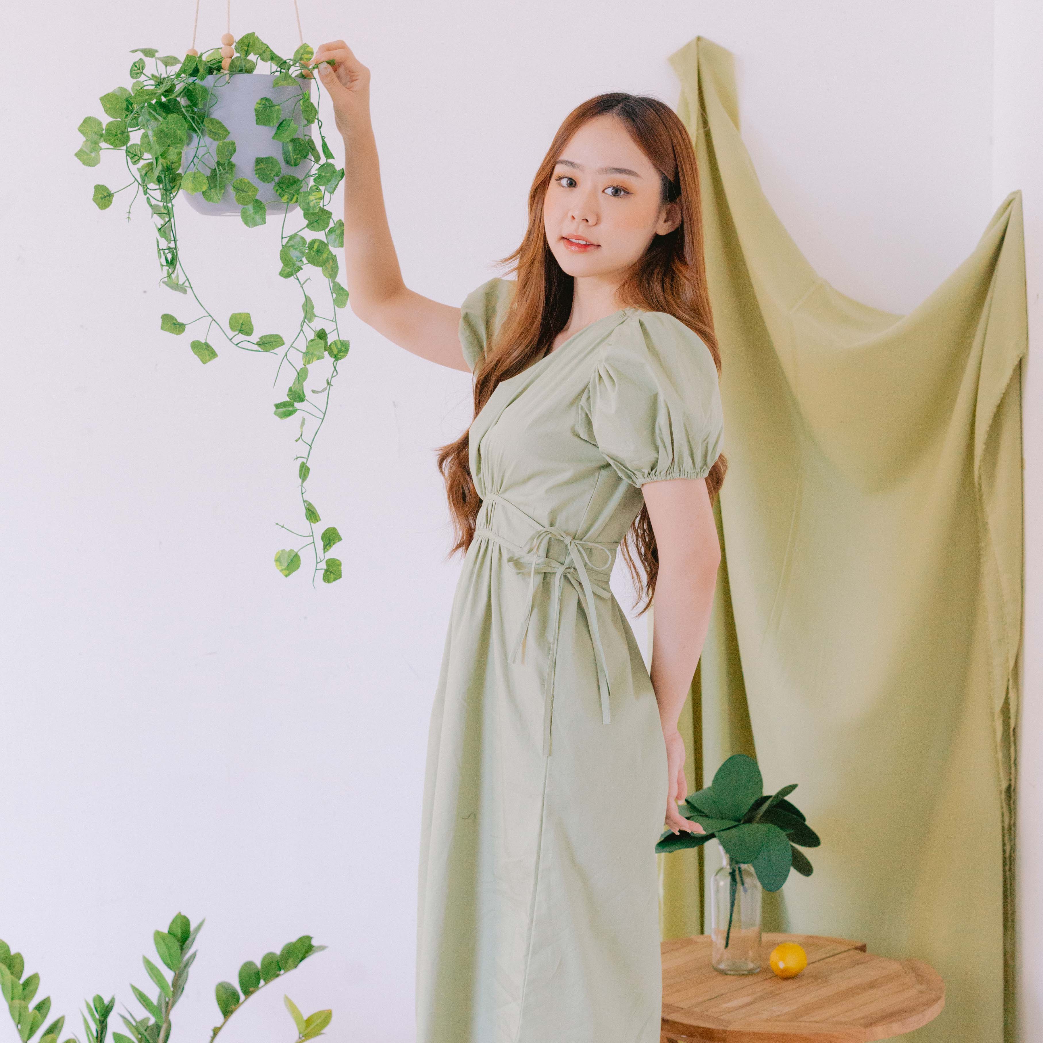 Rylie Cotton Midi Dress