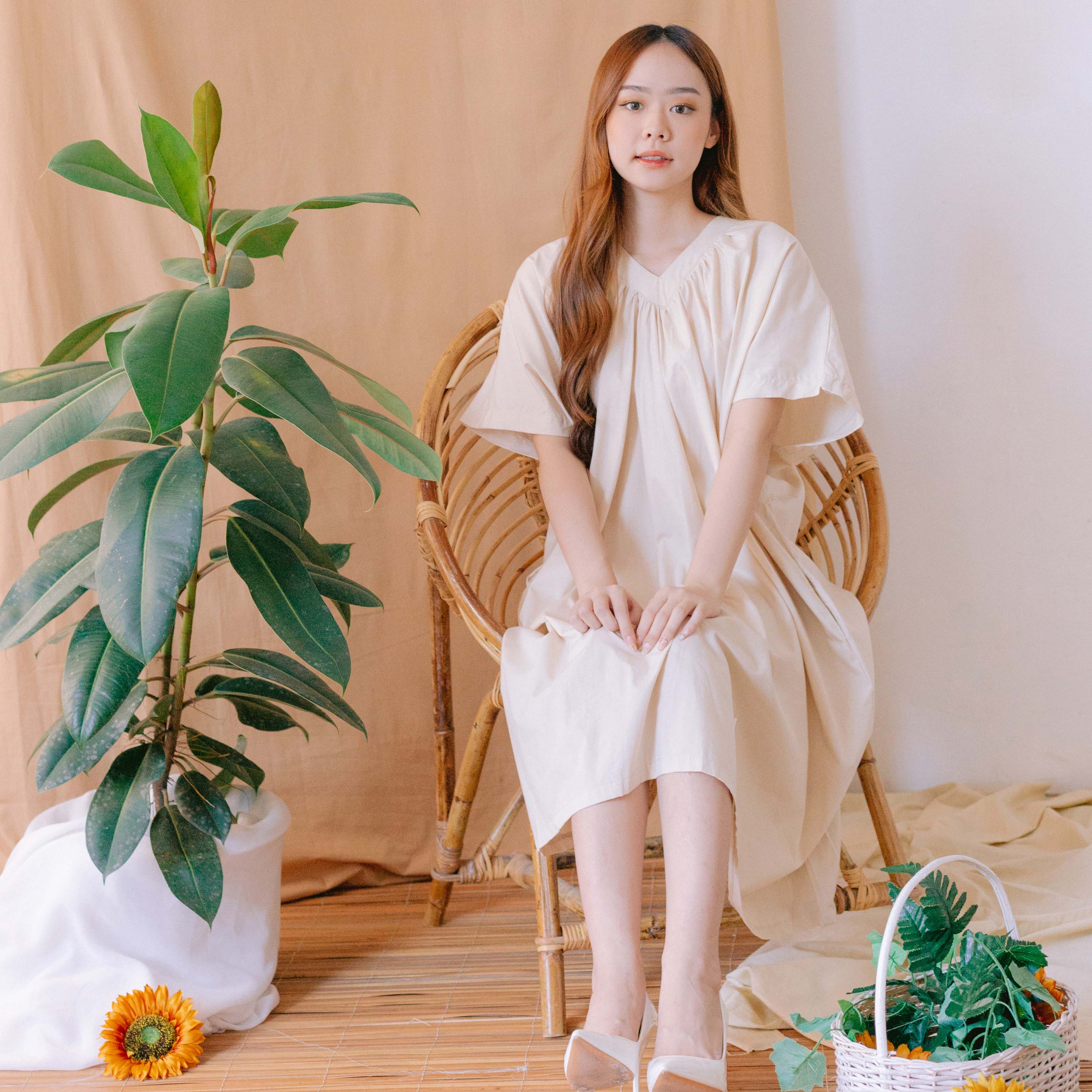 Lolliestory Charlotte Cotton Midi Dress