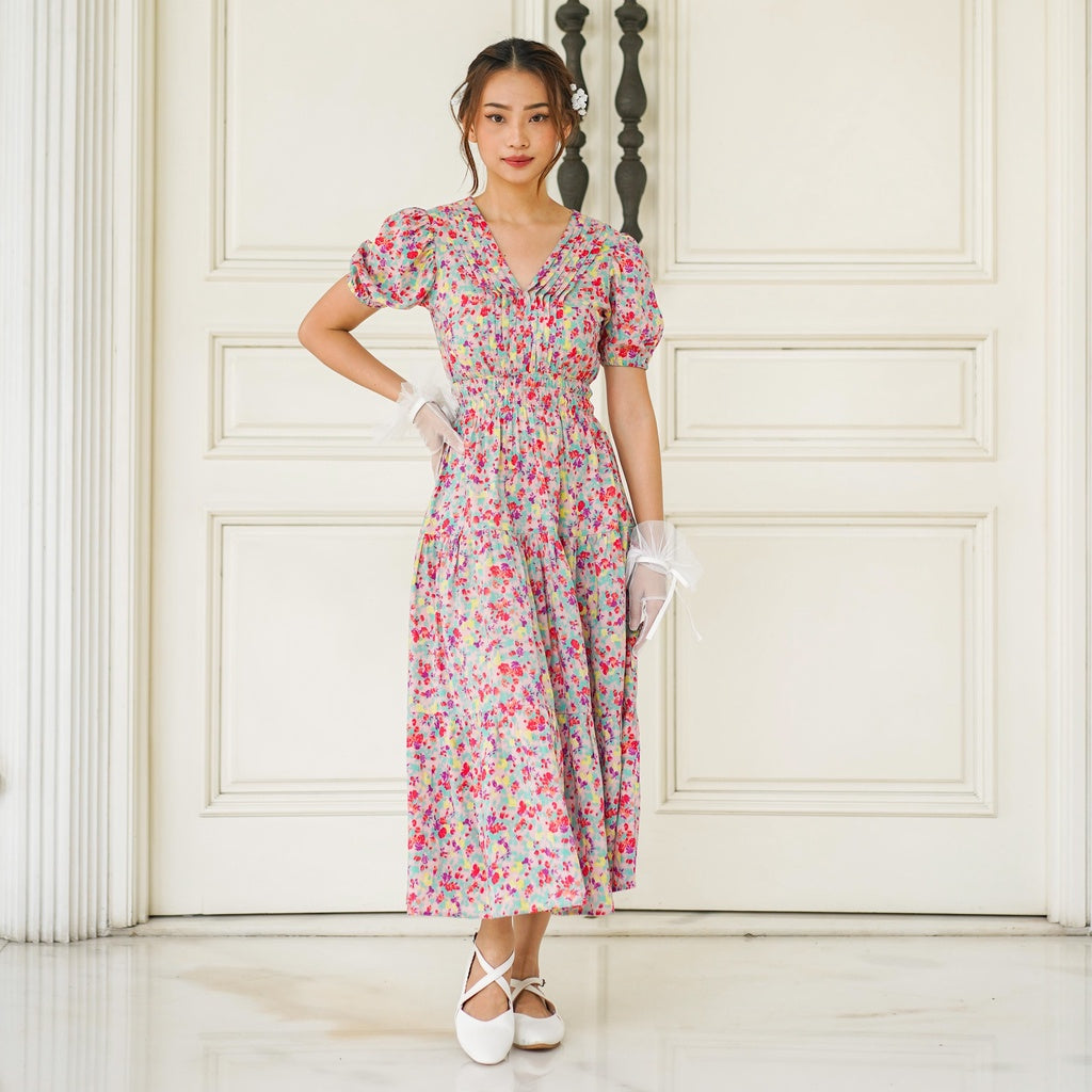 Lolliestory Ellery Flower Midi Dress