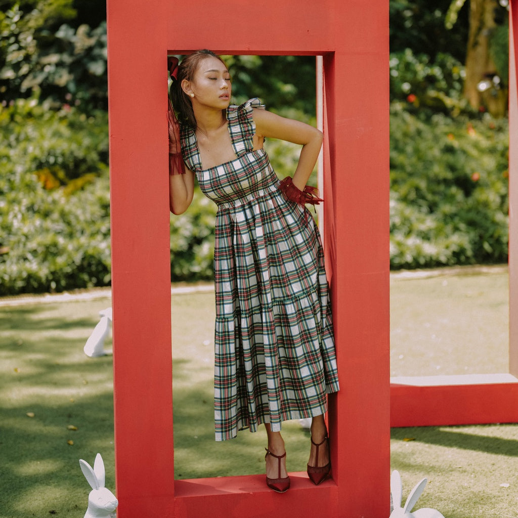 Lolliestory Jolly Square Midi Dress