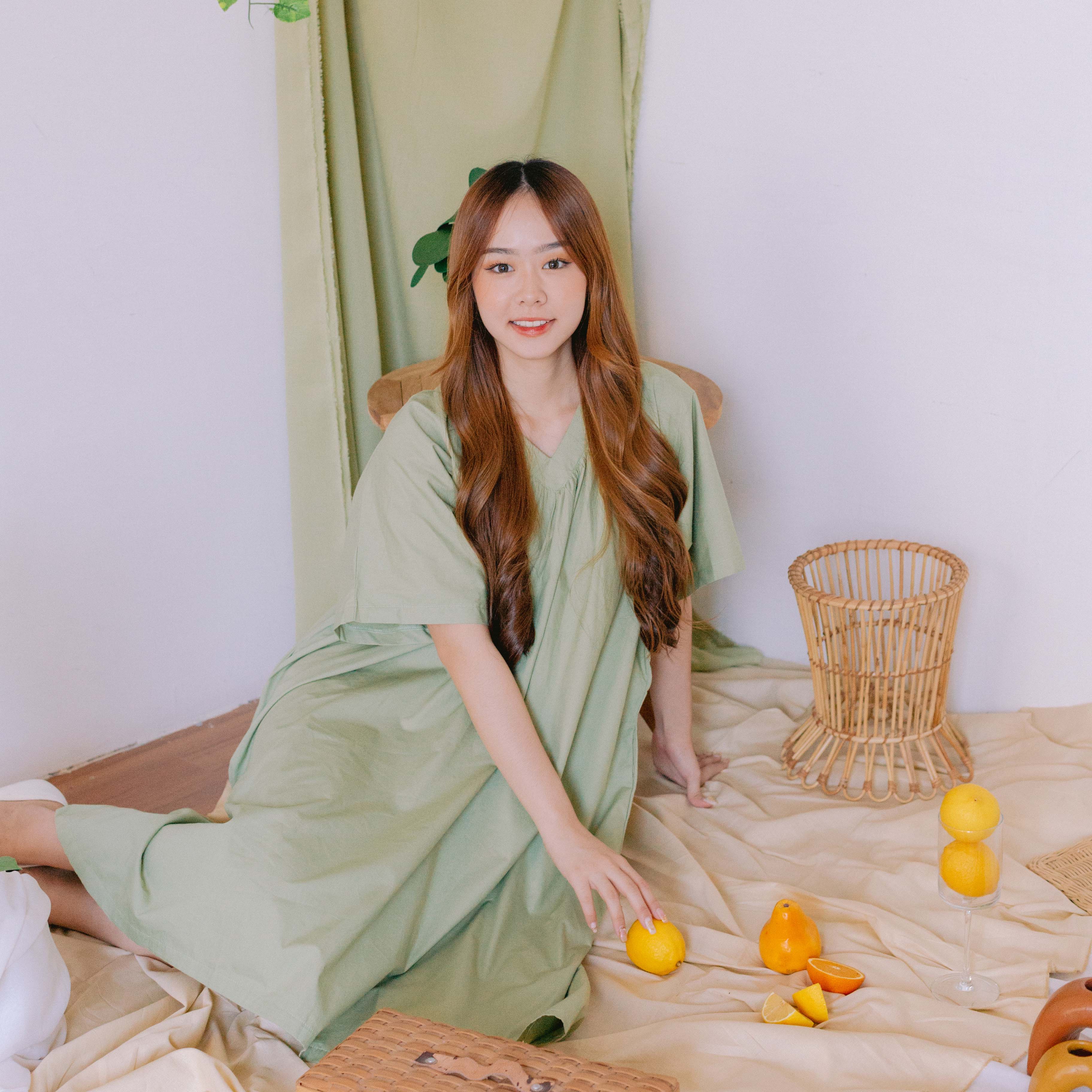 Lolliestory Charlotte Cotton Midi Dress