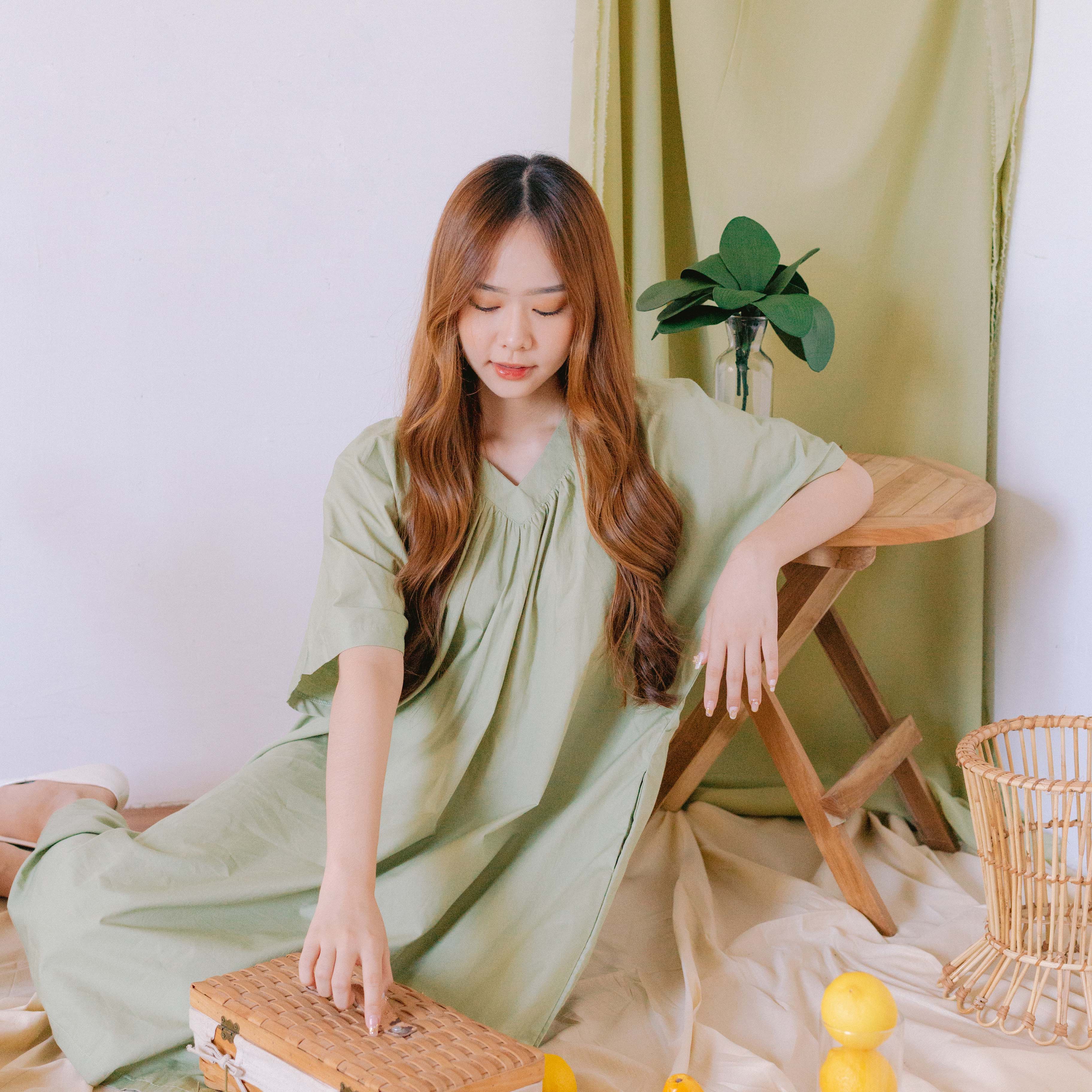 Lolliestory Charlotte Cotton Midi Dress