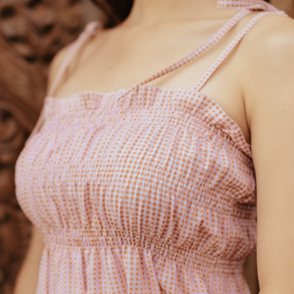 Lolliestory Alcott Plaid Top