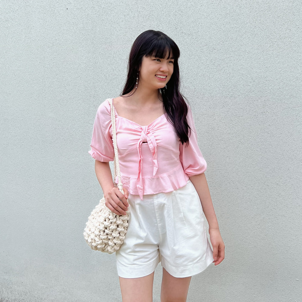 Malachi Ribbon Crop top