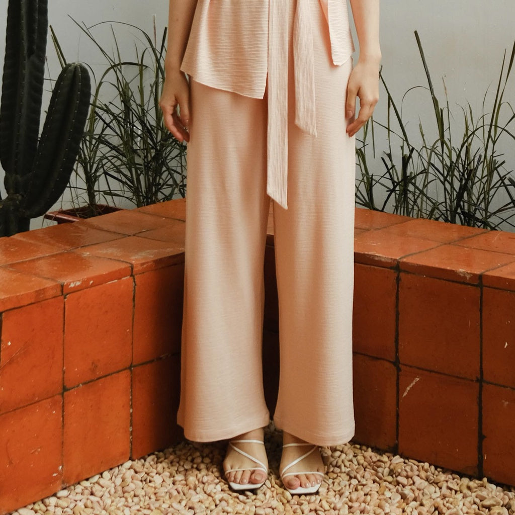 Lolliestory Noir Knit Loose Pants