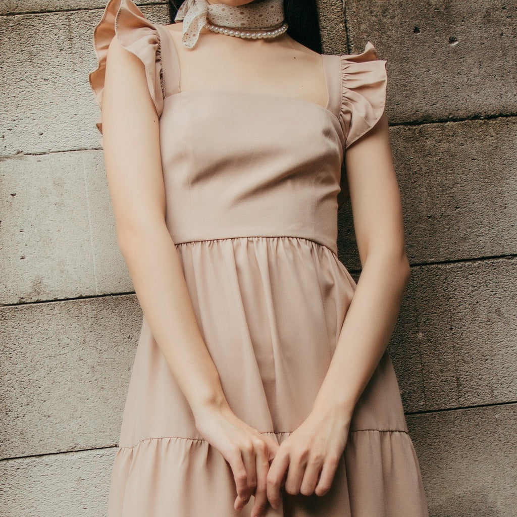 Lolliestory Ailyn Flare Midi Dress