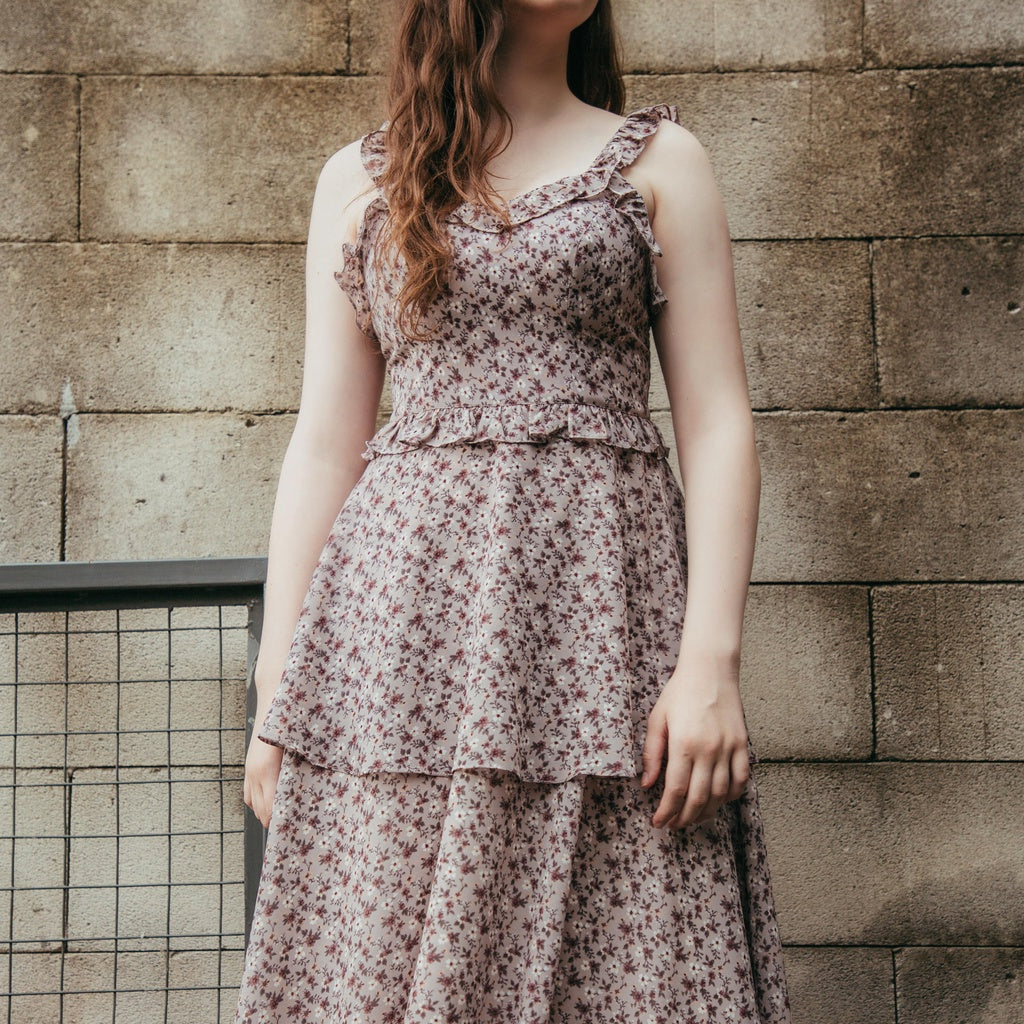 Lolliestory Freesia Floral Midi Dress