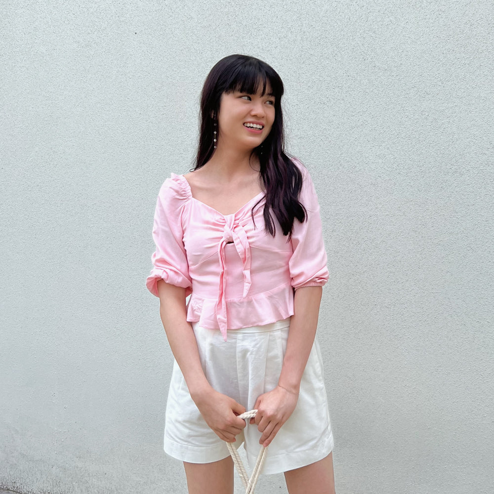 Malachi Ribbon Crop top
