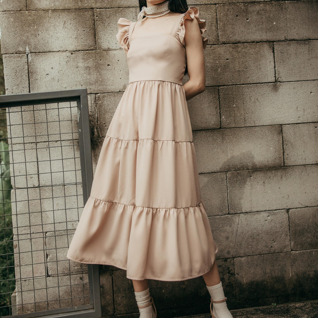 Lolliestory Ailyn Flare Midi Dress