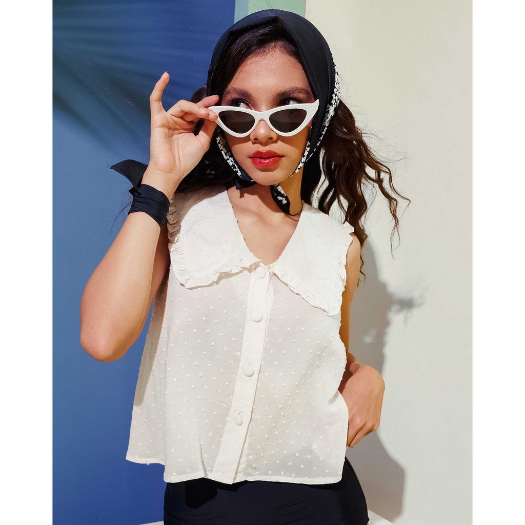 Lolliestory Caiden Collar Crop Top