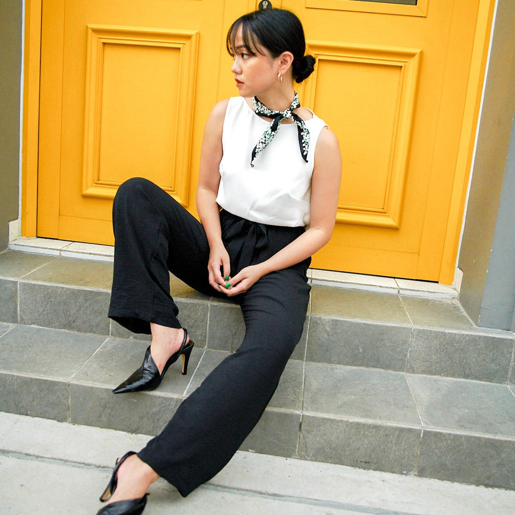 Lolliestory Fleur Cotton Crinkle Pants
