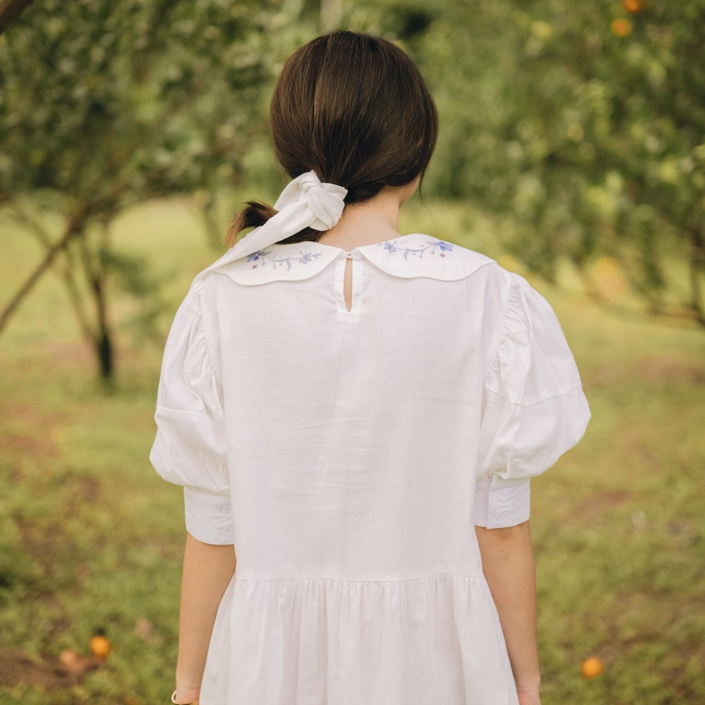 Lolliestory Periwinkle Cotton Mini Dress