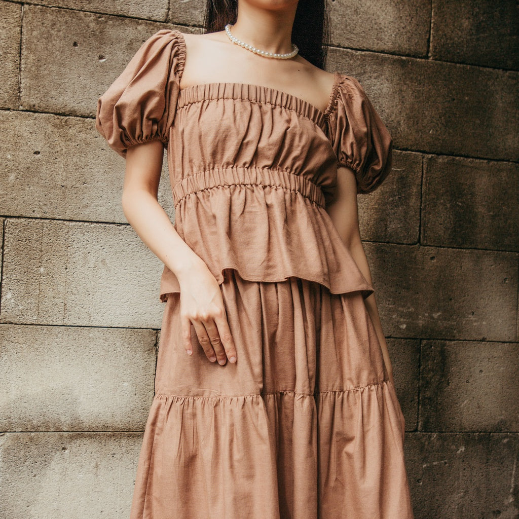 Lolliestory Auburn Cotton Midi Set