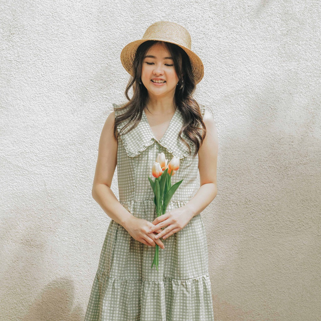Lolliestory Leolia Colar Midi Dress