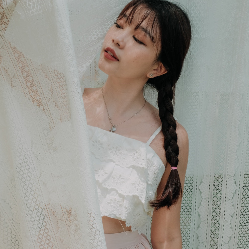 Lolliestory Maila Lace Embroidery Top