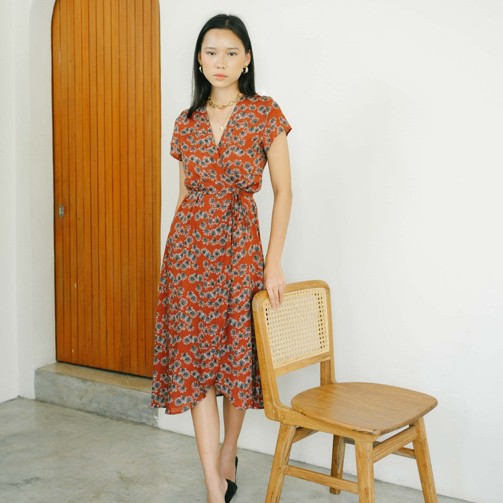 Lolliestory Esther Kimono Midi Dress