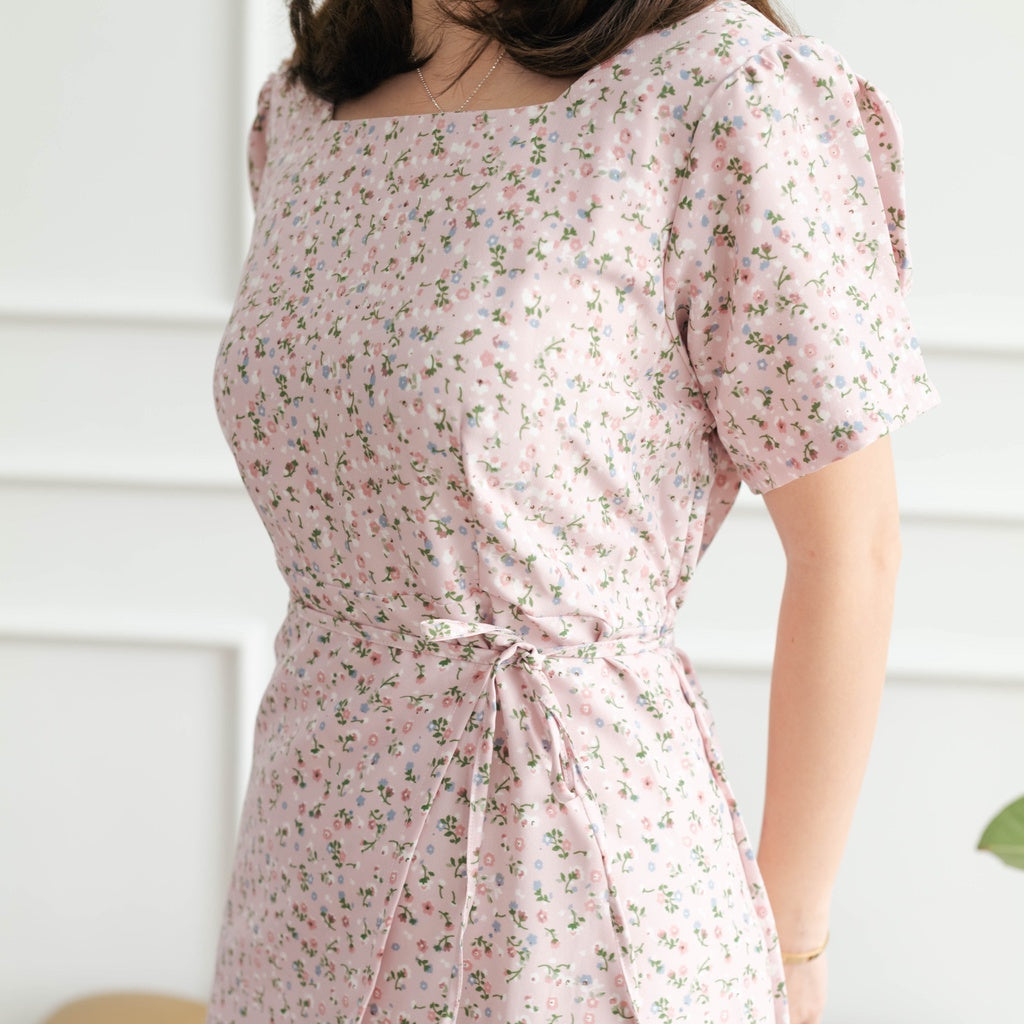 Lolliestory Carmeline Pattern Midi Dress