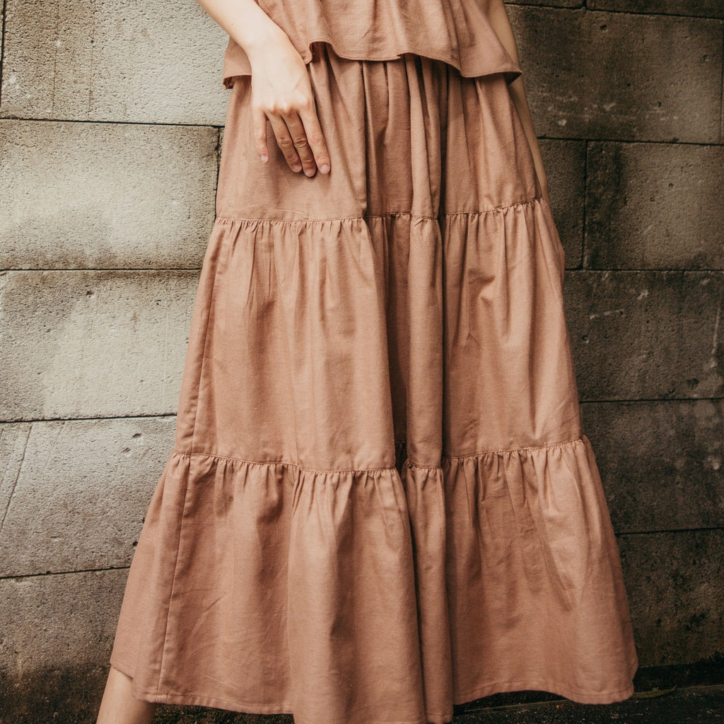 Lolliestory Auburn Cotton Midi Set