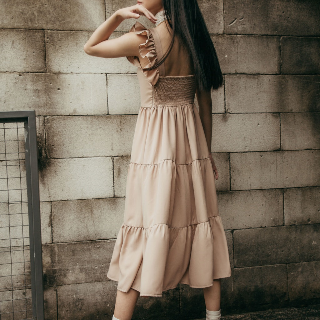 Lolliestory Ailyn Flare Midi Dress