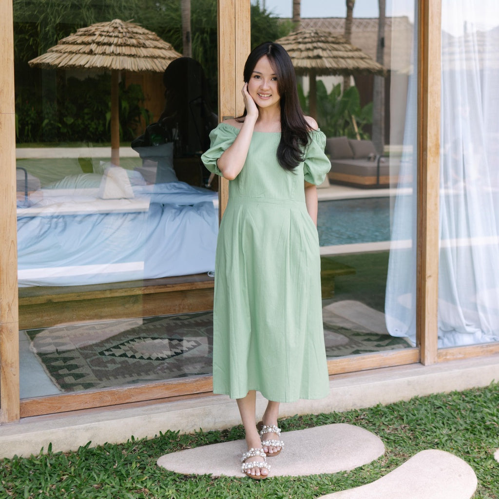 Lolliestory Kyo Cotton Midi Dress