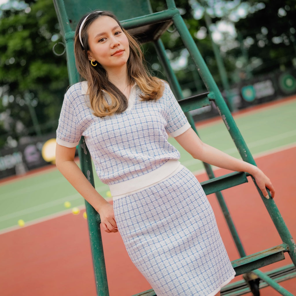 Lolliestory Crunchy Knit Mini Skirt