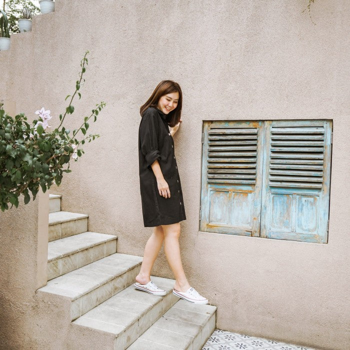 Lolliestory Eula Simple Midi Dress