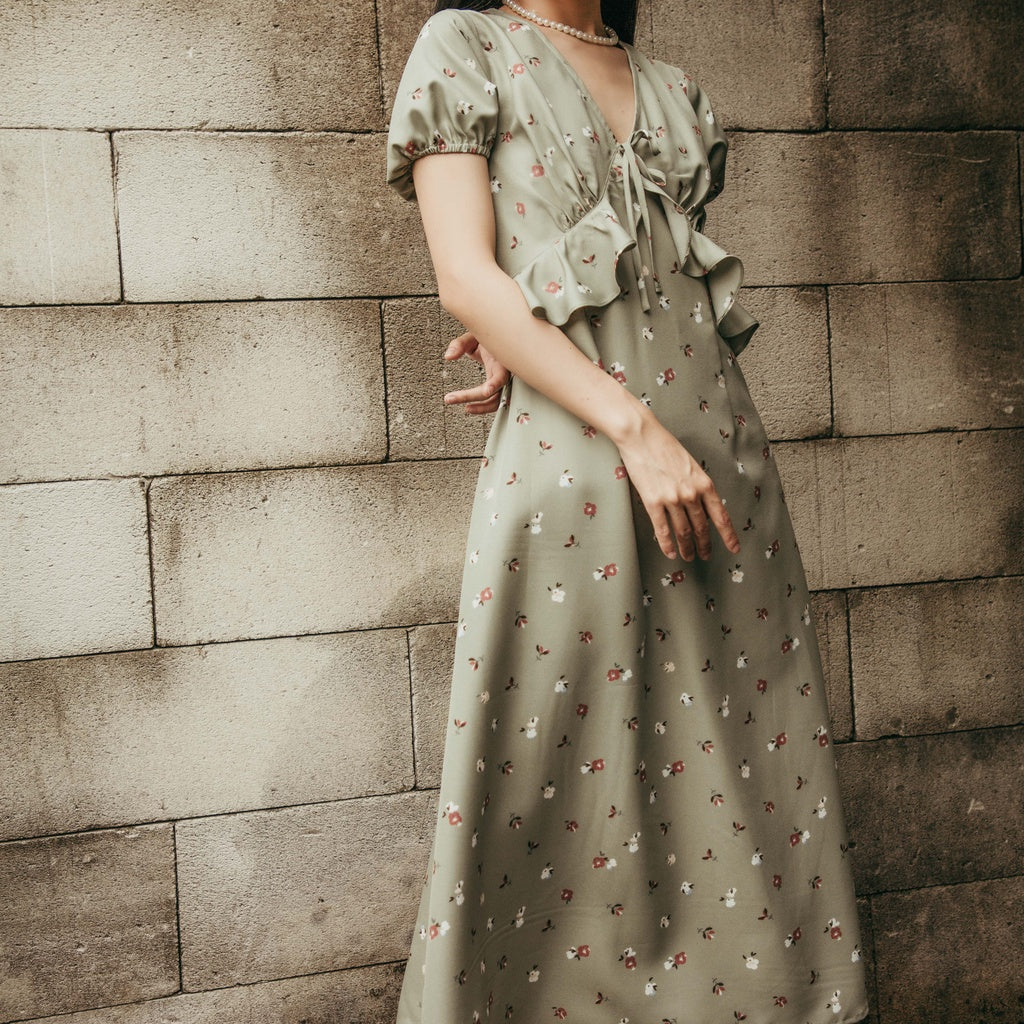 Lolliestory Daphne Pattern Midi Dress